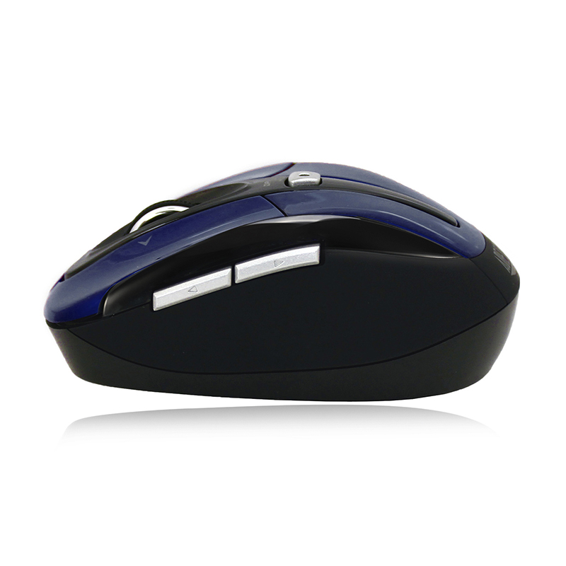 Adesso IMOUSE S60L Mouse - USB - Optical - 6 Button(s) - Blue - Right-handed 